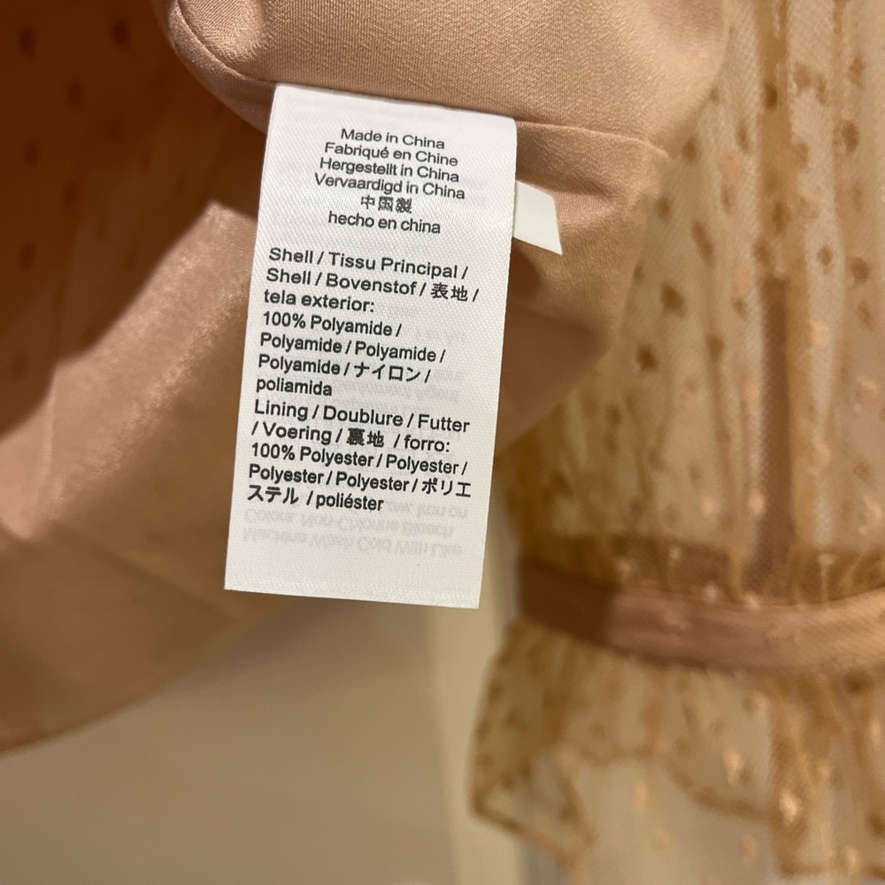 J.CREW Ruffle-neck Mesh Romantic Top - Picture 4 of 5